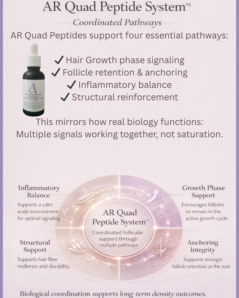 AR Quad Peptide Complex™ Density & Hair Growth Serum -1oz