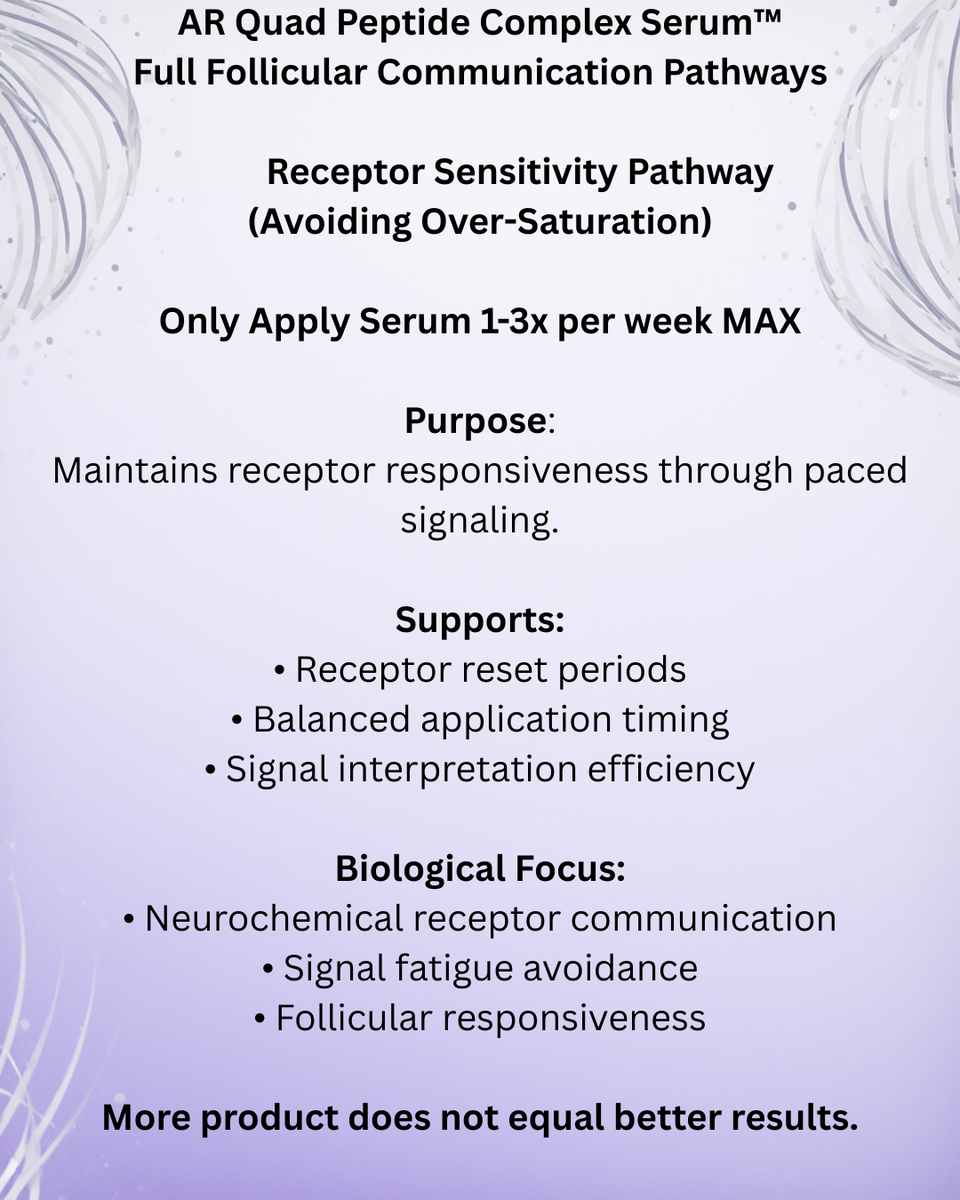 AR Quad Peptide Complex™ Density & Hair Growth Serum -1oz