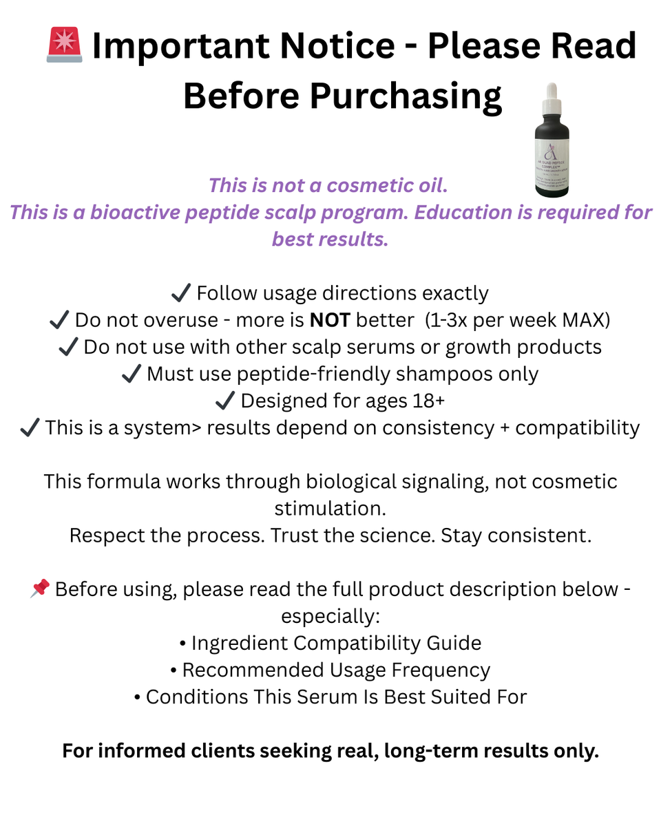 AR Quad Peptide Complex™ Density & Hair Growth Serum -1oz