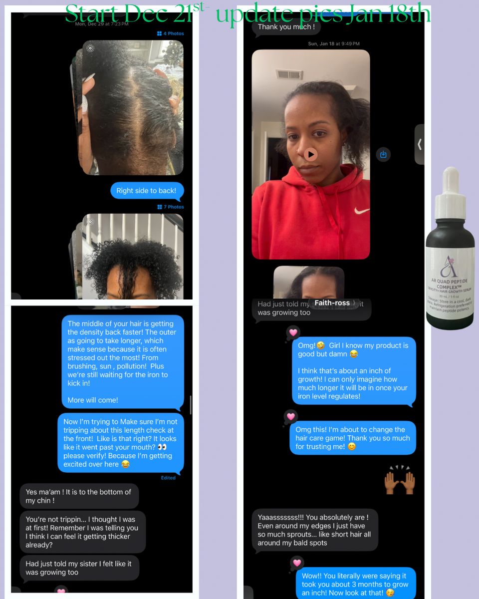 AR Quad Peptide Complex™ Density & Hair Growth Serum -1oz